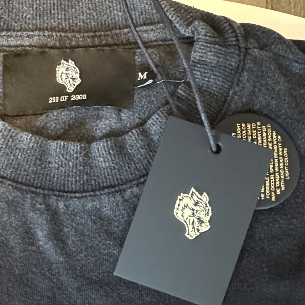 Darc Sport Death Wolf Premium Oversized Tee in Black - Picture 2 of 4